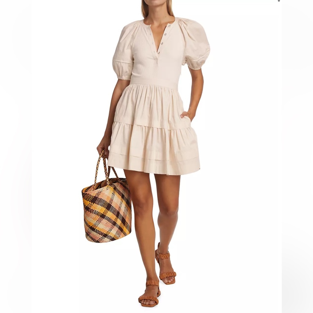Ulla Johnson Amelia Dress 8 in Ivory